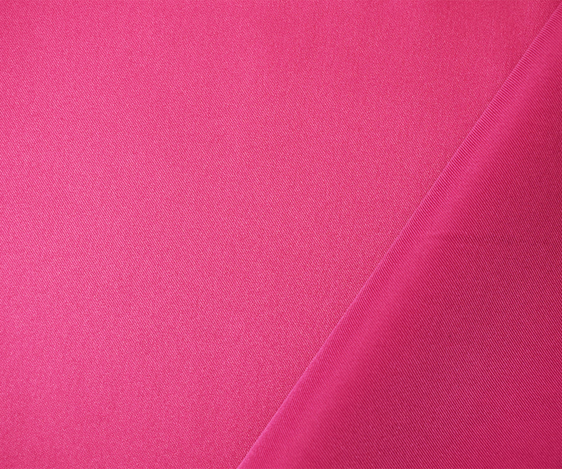 Pink Poly Spandex Stretch Solid Stretch Lamour Woven Fabric