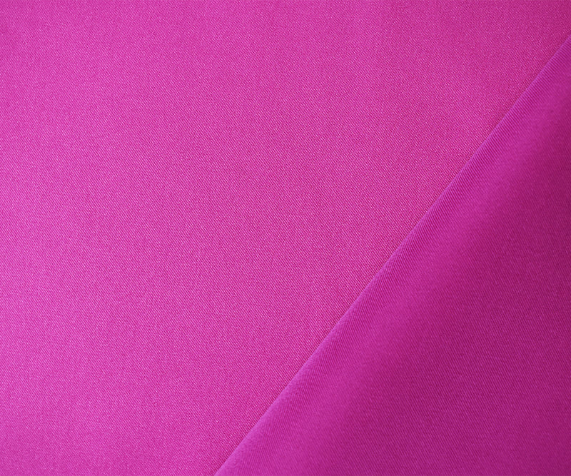 Fuchsia Purple Poly Spandex Solid Stretch Lamour Woven Fabric