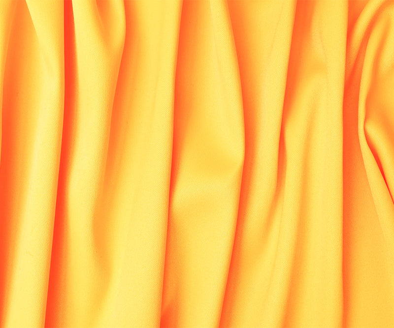 Yellow Poly Spandex Stretch Solid Stretch Lamour Woven Fabric