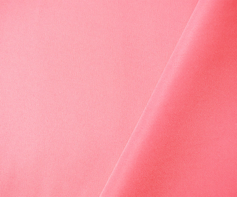 Pink Poly Spandex Stretch Solid Stretch Lamour Woven Fabric