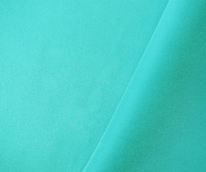 Turquoise Poly Spandex Stretch Solid Stretch Lamour Woven Fabric