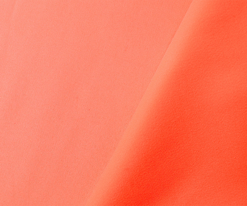 Orange Poly Spandex Stretch Solid Stretch Lamour Woven Fabric