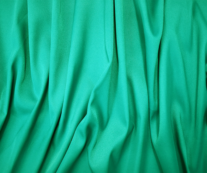 Deep Teal Poly Stretch Spandex Lamour Solid Satin Woven Fabric