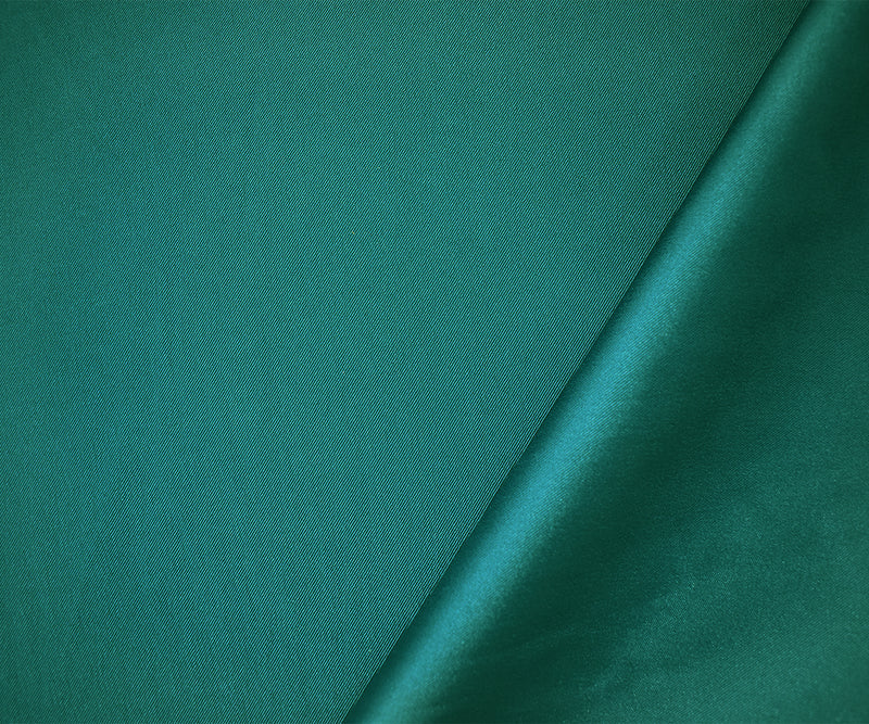 Deep Green Poly Stretch Spandex Lamour Solid Satin Woven Fabric