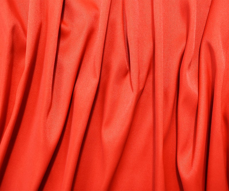 Red Poly Stretch Spandex Lamour Solid Satin Woven Fabric