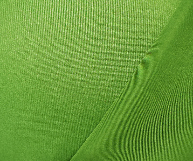 Green Poly Stretch Spandex Lamour Solid Satin Woven Fabric
