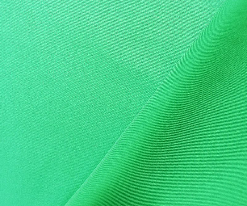 Green Poly Stretch Spandex Lamour Solid Satin Woven Fabric