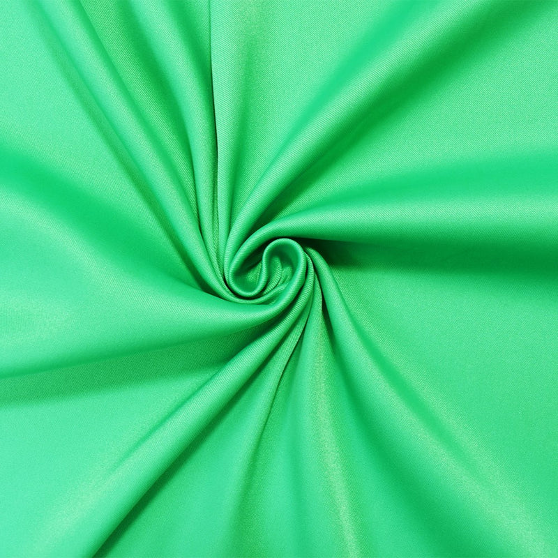 Green Poly Stretch Spandex Lamour Solid Satin Woven Fabric
