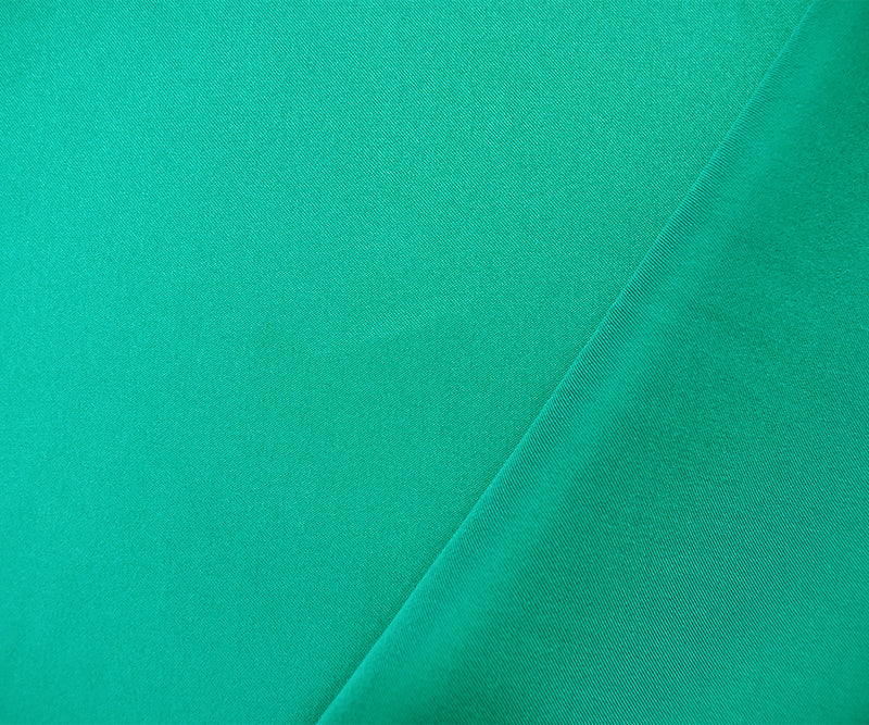 Deep Teal Poly Stretch Spandex Lamour Solid Satin Woven Fabric