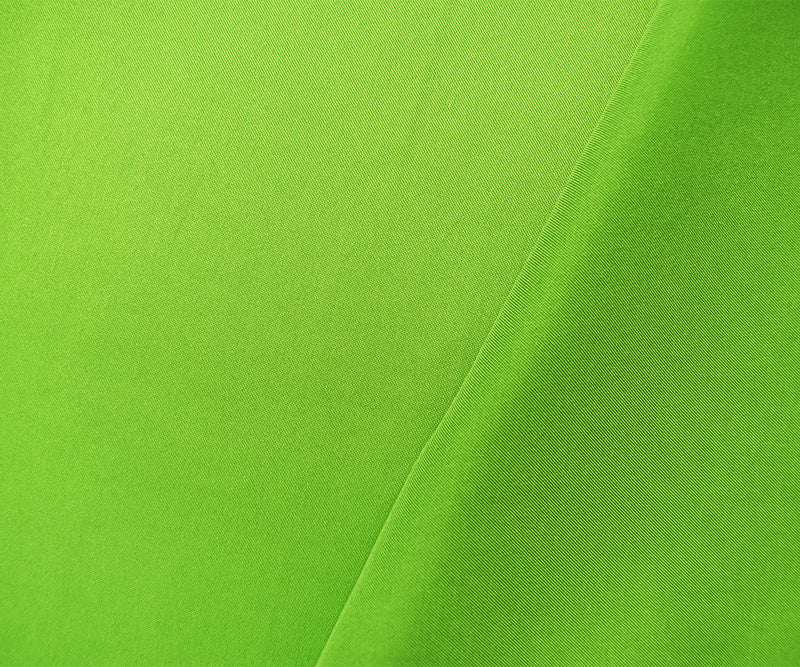 Green Poly Stretch Spandex Lamour Solid Satin Woven Fabric