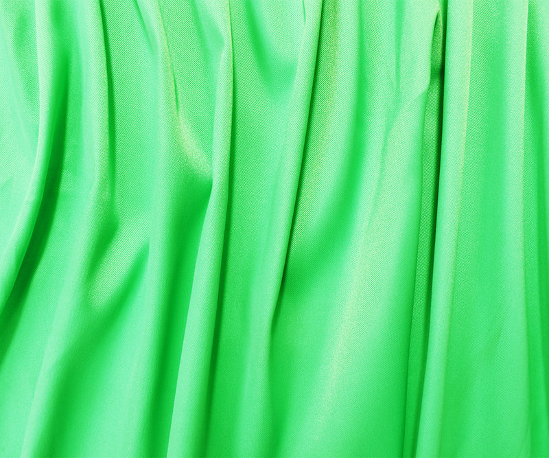 Pastel Green Poly Stretch Spandex Lamour Solid Satin Woven Fabric