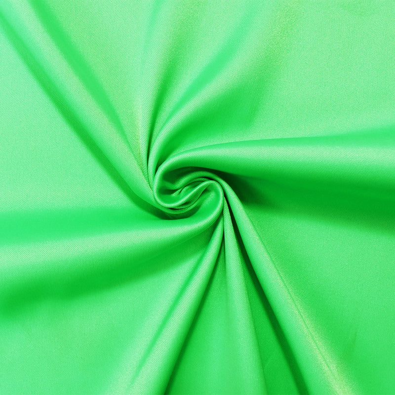Pastel Green Poly Stretch Spandex Lamour Solid Satin Woven Fabric