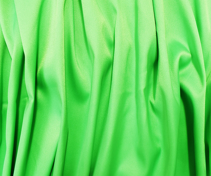 Pastel Green Poly Stretch Spandex Lamour Solid Satin Woven Fabric
