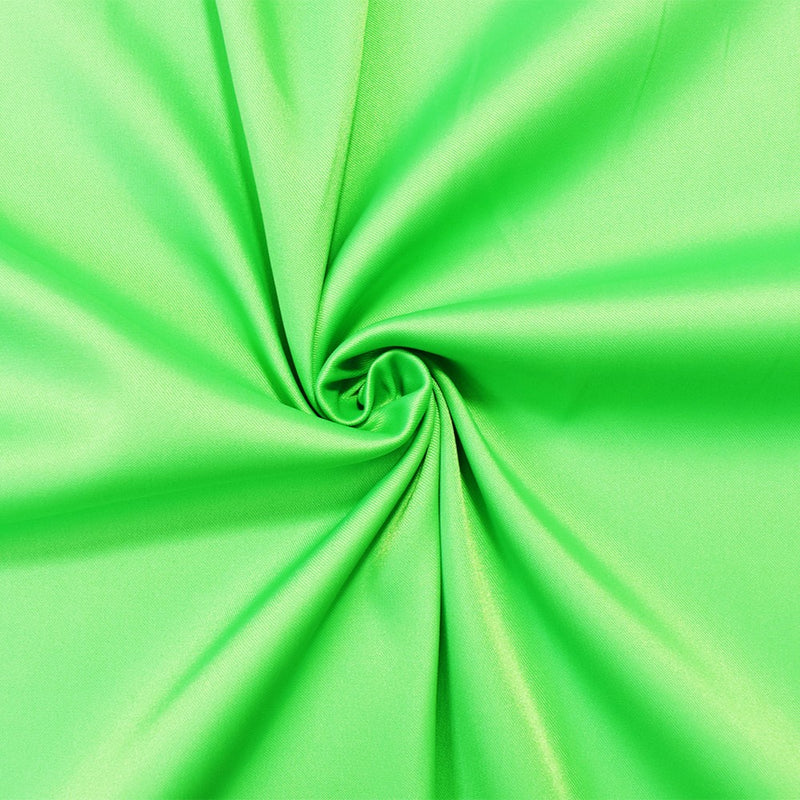 Pastel Green Poly Stretch Spandex Lamour Solid Satin Woven Fabric