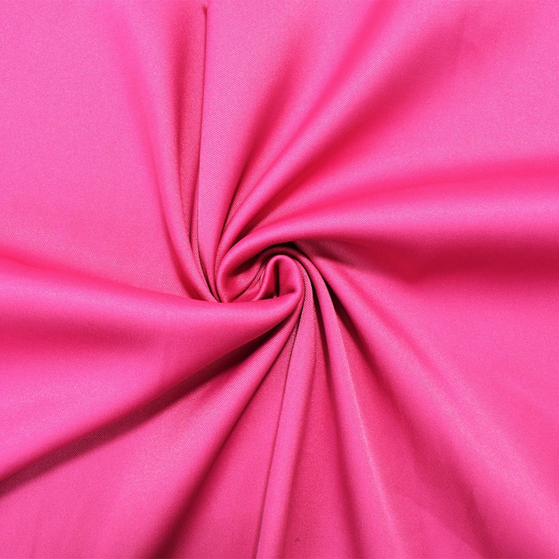 Pink Poly Stretch Spandex Lamour Solid Satin Woven Fabric