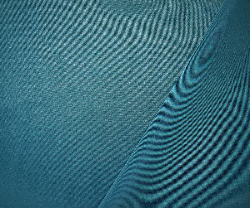 Dark Teal Poly Stretch Spandex Lamour Solid Satin Woven Fabric