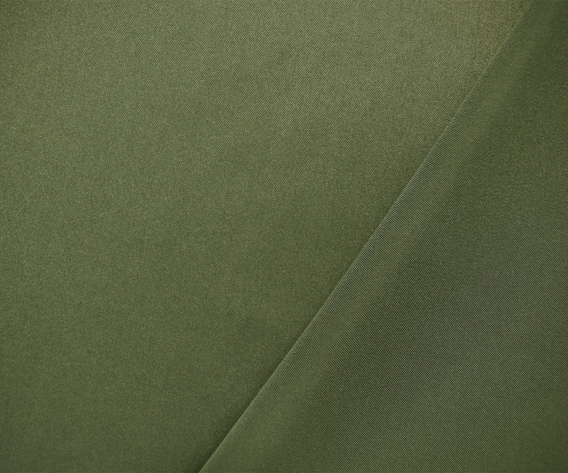 Deep Green Poly Stretch Spandex Lamour Solid Satin Woven Fabric