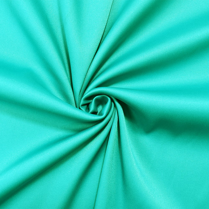 Green Poly Stretch Spandex Lamour Solid Satin Woven Fabric