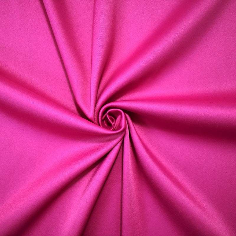 Magenta Purple Poly Stretch Spandex Lamour Solid Satin Woven Fabric