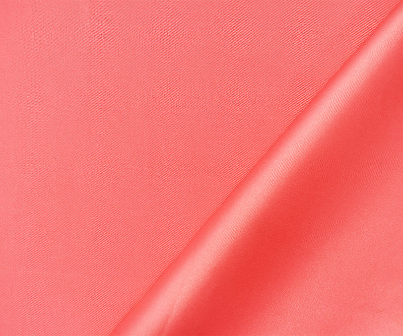 Pink Poly Stretch Spandex Lamour Solid Satin Woven Fabric