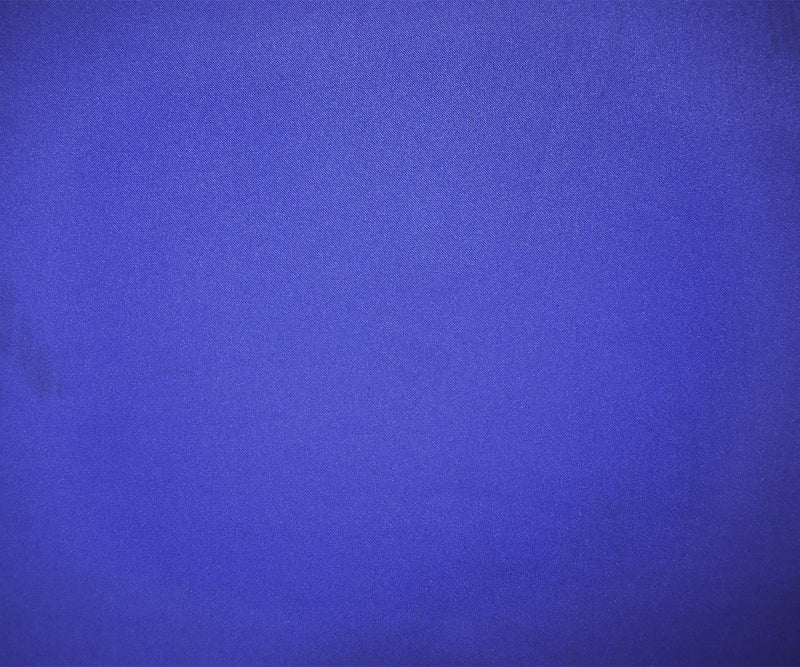 Blue Poly Stretch Spandex Lamour Solid Satin Woven Fabric