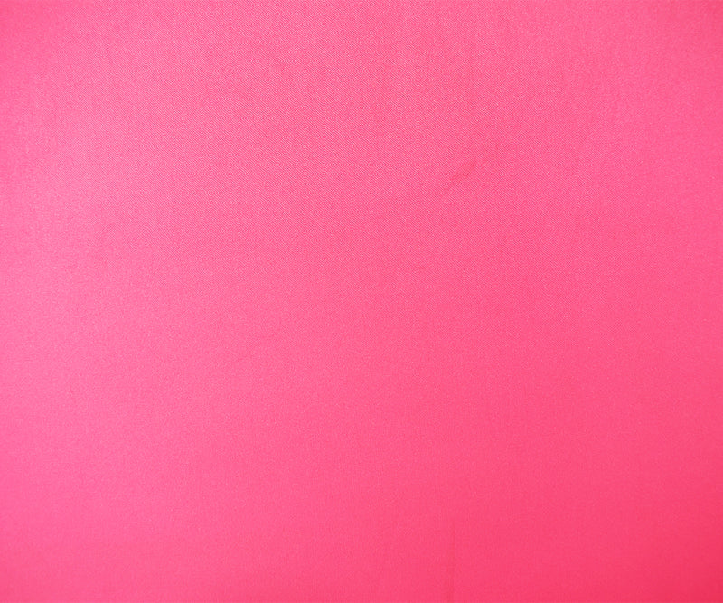 Neon Pink Poly Stretch Spandex Lamour Solid Satin Woven Fabric