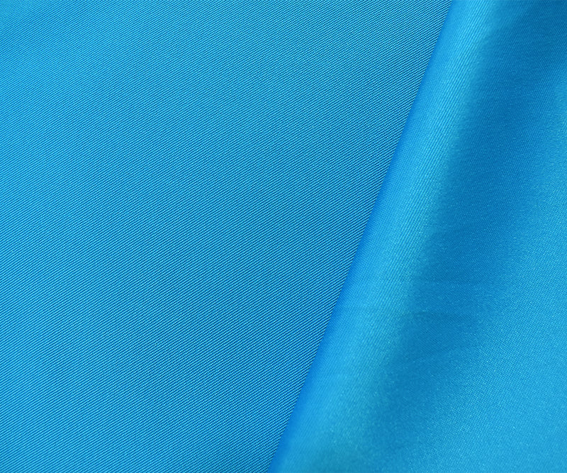 Turquoise Poly Stretch Spandex Lamour Solid Satin Woven Fabric