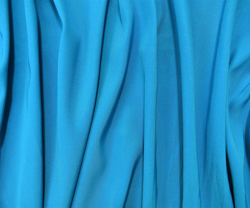 Turquoise Poly Stretch Spandex Lamour Solid Satin Woven Fabric