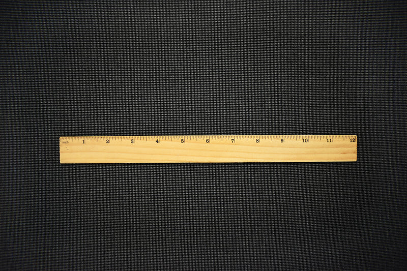 Gray-Black Poly Wool Spandex Stretch Stripe Double Sided Double Knit Fabric