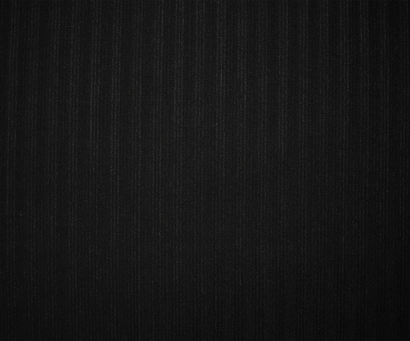 Black Wool Rayon Stripe Twill Woven Suiting Fabric