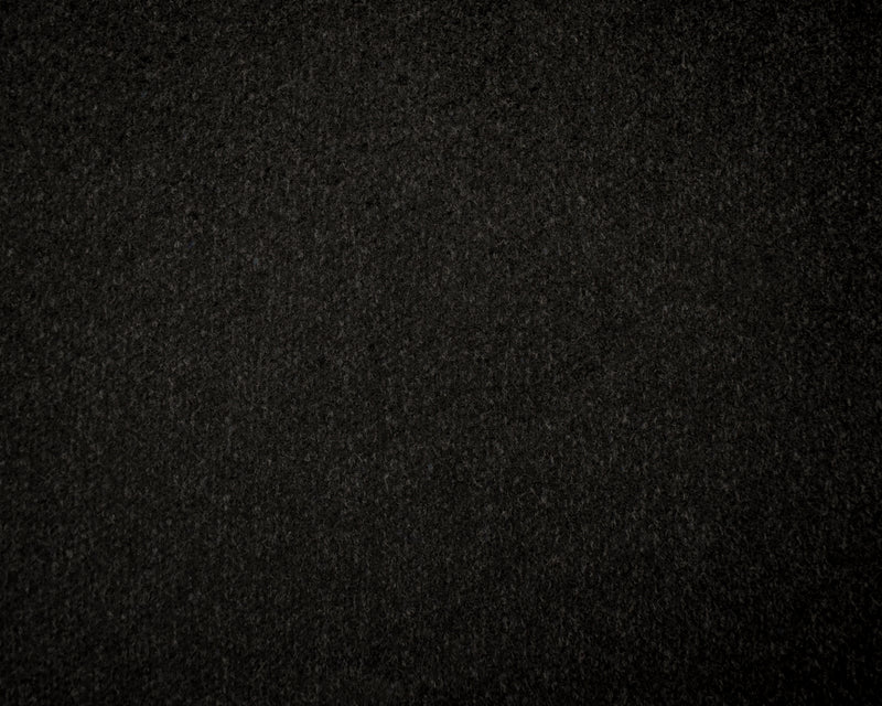 Black-Blue Wool Acrylic Texture Brushed Face Dobby Woven Jacketing Fabric