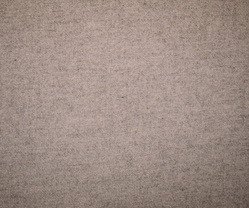 6 YD PC-Taupe-Gray Wool Poly Brushed Back Twill Woven Coating Fabric