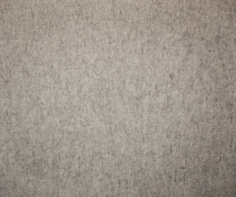 6 YD PC-Heather Gray Wool Poly Single Side Brushed Woven Jacketing Fabric