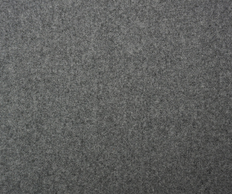 Heather Gray Boiled Wool Poly Woven Coating Fabric