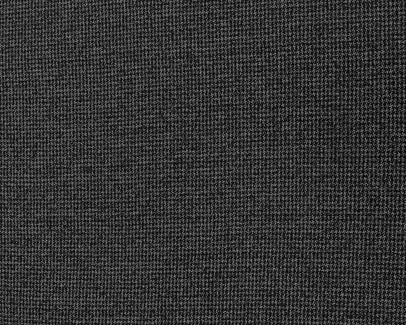 Black-Gray Wool Cotton Houndstooth Jacquard Double Knit Fabric