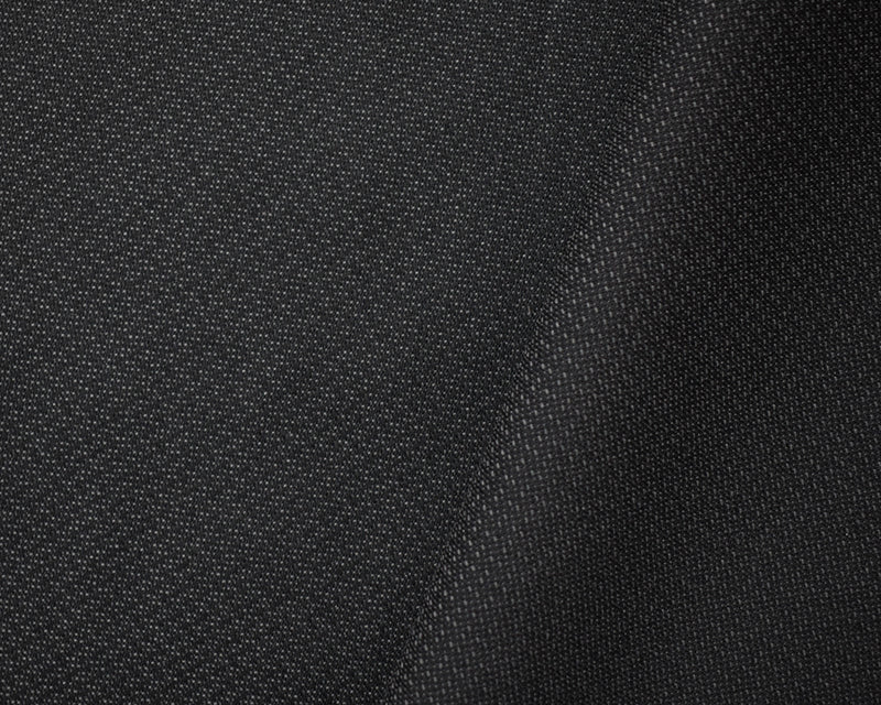 Black-Gray Wool Blend Texture Dobby Woven Shirting Fabric