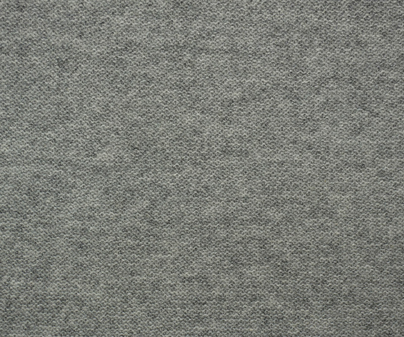 Heather Gray Wool Poly Jersey Knit Fabric