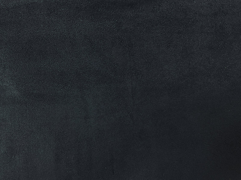 Black Poly Spandex Stretch Solid Microsuede Woven Fabric