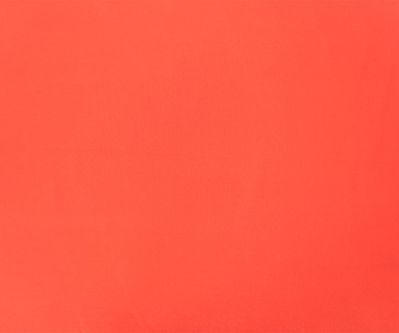 Orange Silk Solid Crepe De Chine Woven Fabric