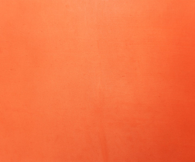 Orange Silk Solid Chiffon Woven Fabric