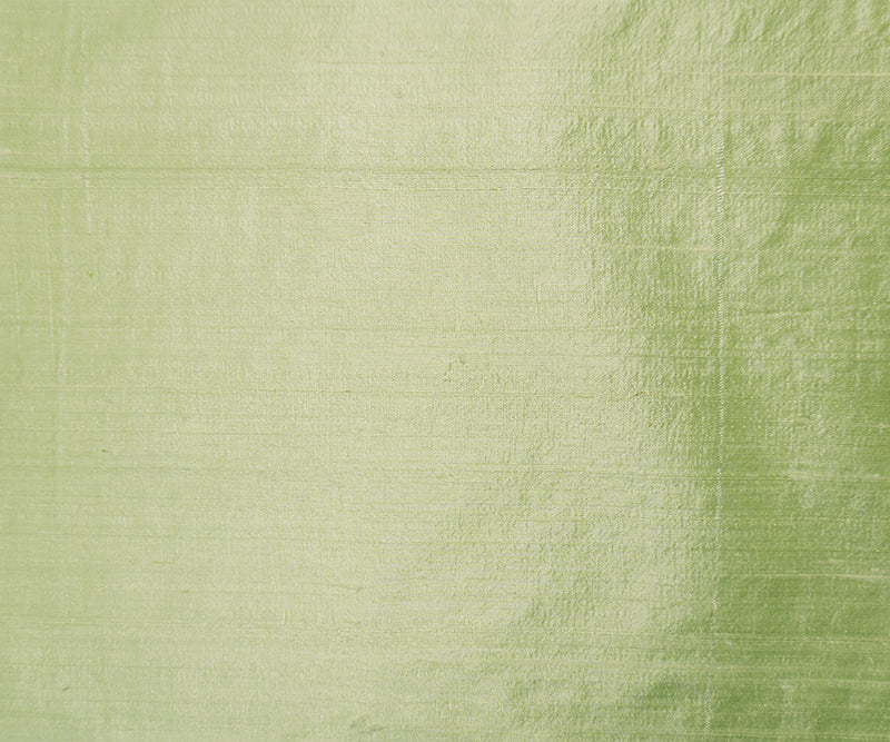 Light Green Silk Slub Iridescent Dupioni Woven Fabric