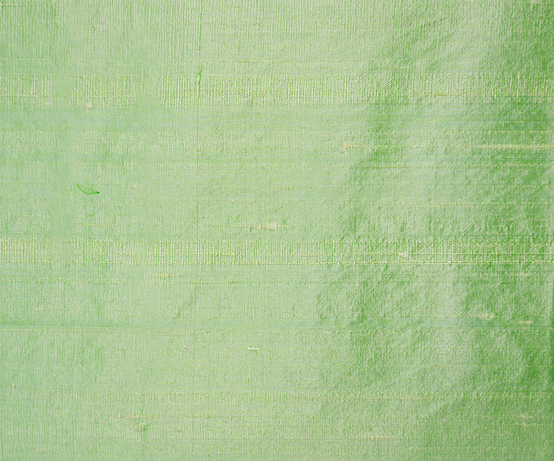 Green Silk Slub Iridescent Dupioni Woven Fabric