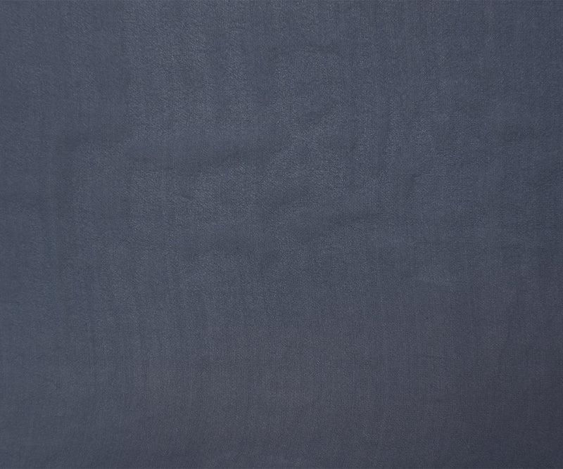 Blue Silk Solid Chiffon Woven Fabric