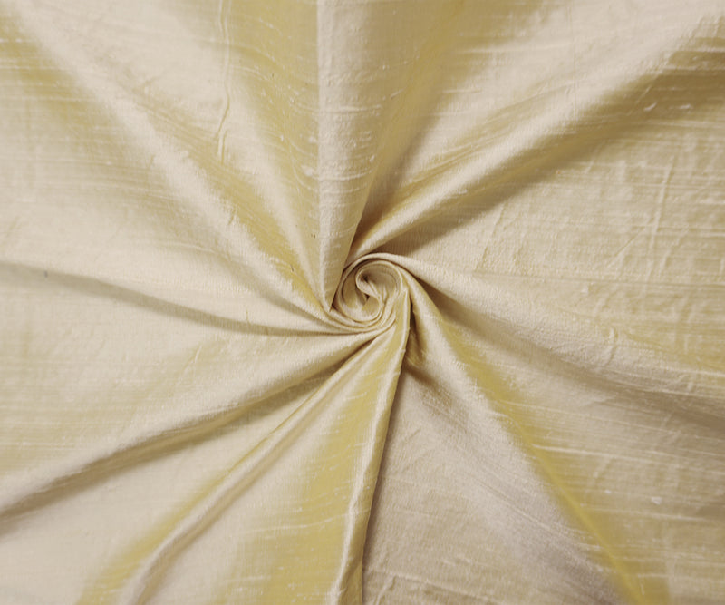 Yellow Silk Slub Iridescent Dupioni Woven Fabric