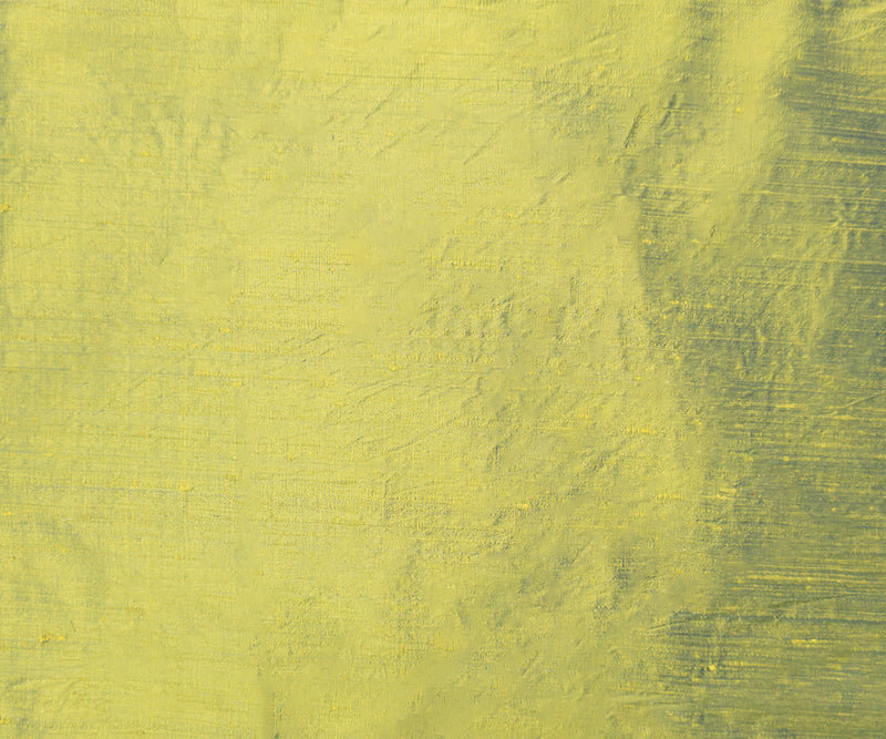 Yellow-Blue Silk Slub Iridescent Dupioni Woven Fabric