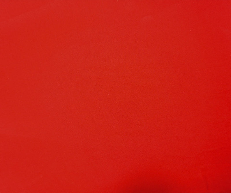 Red Silk Solid Georgette Woven Fabric