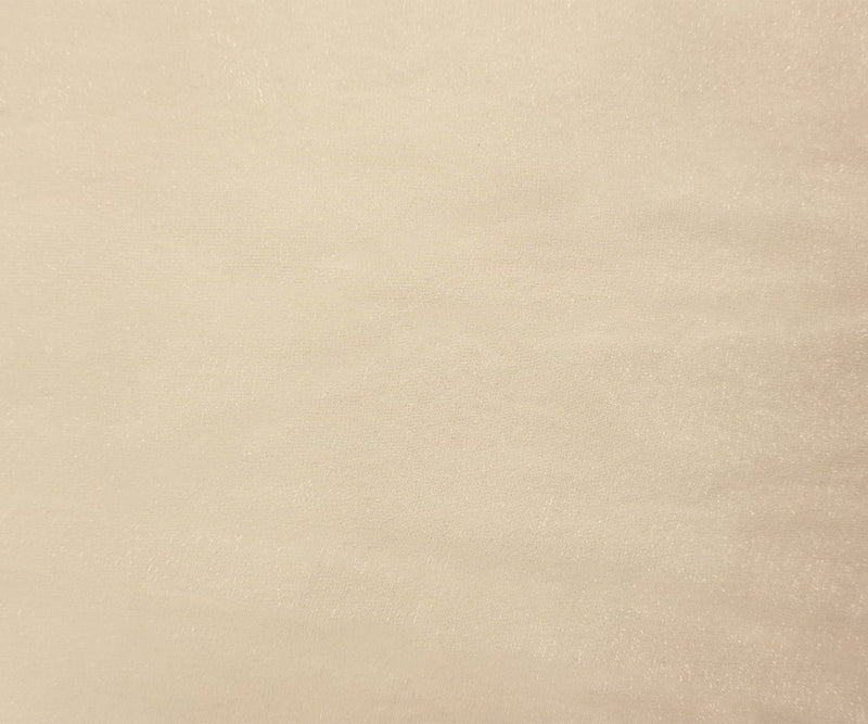 Ivory Silk Metallic Slub Chiffon Woven Fabric
