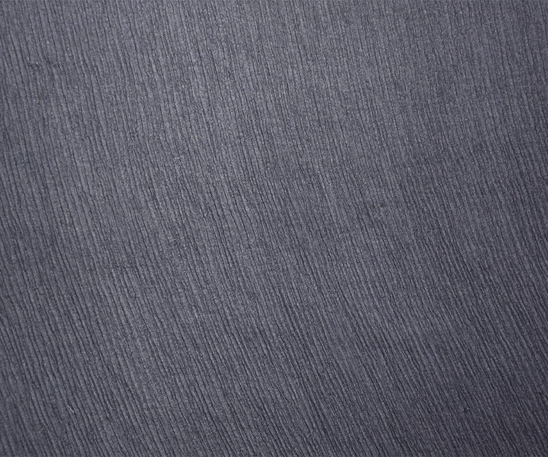 Navy Blue Silk Solid Crinkled Chiffon Woven Fabric