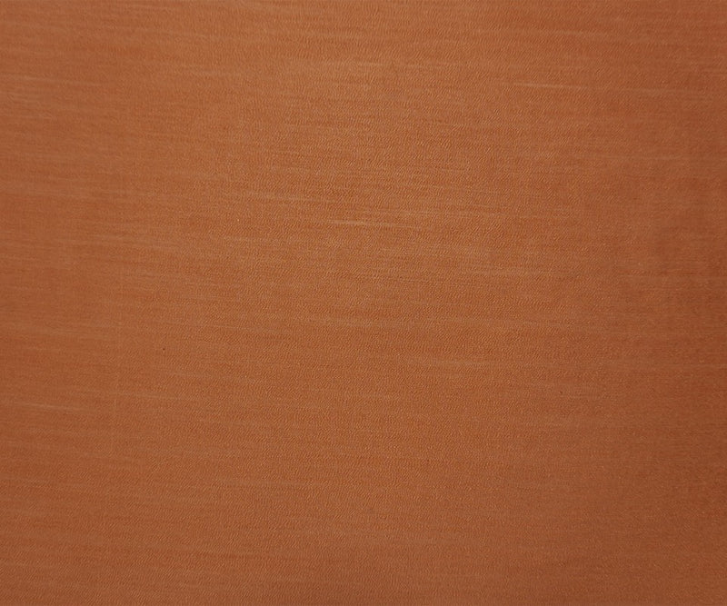 Brown Silk Solid Chiffon Woven Fabric