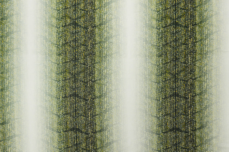 Green Silk Abstract Ombre Printed Crepe De Chine Woven Fabric